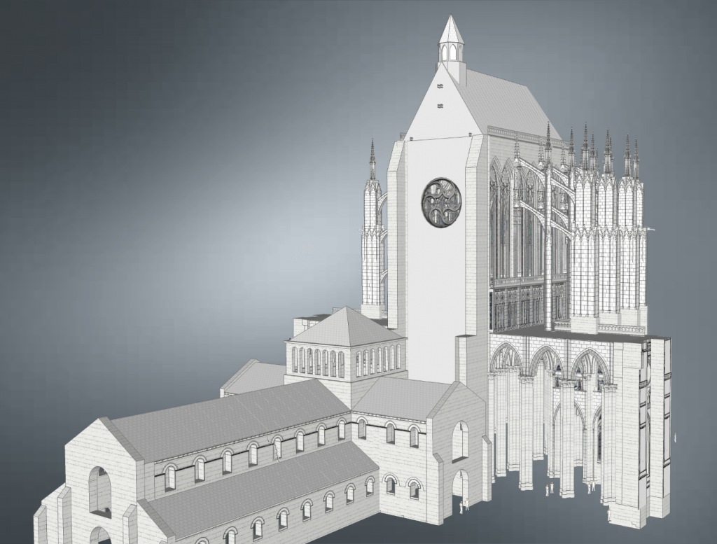 Aspect de la cathédrale en 1500