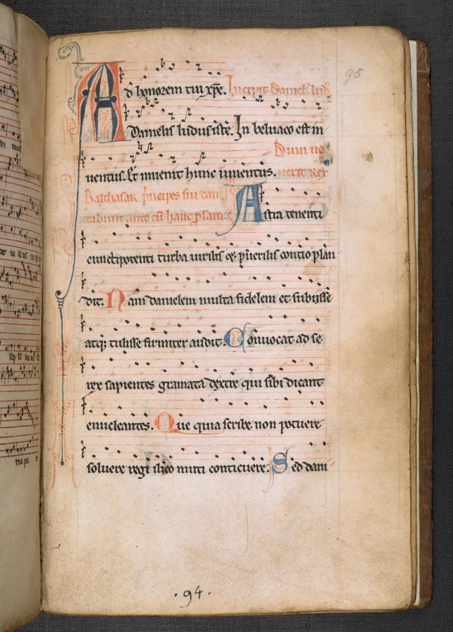 British Library, Egerton MS 2615, fo 95r, 13. century (c 1227-c 1234) — British Library, Egerton MS 2615, fo 95r