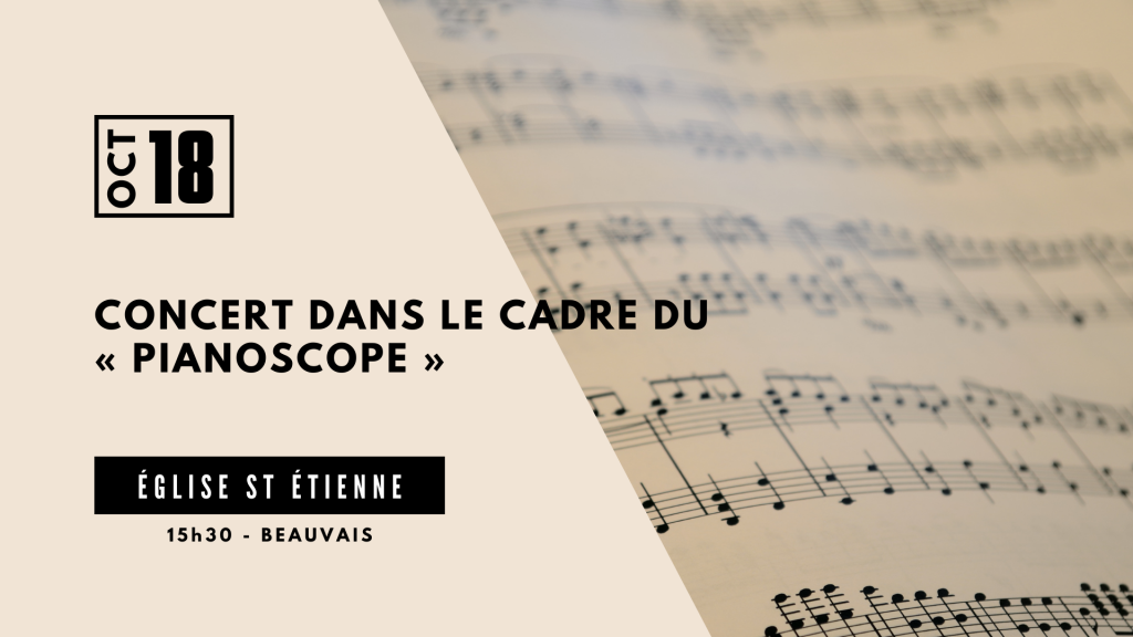 🎹 Concert exceptionnel dans le cadre de Pianoscope & des 800 ans de la cathédrale 🎶