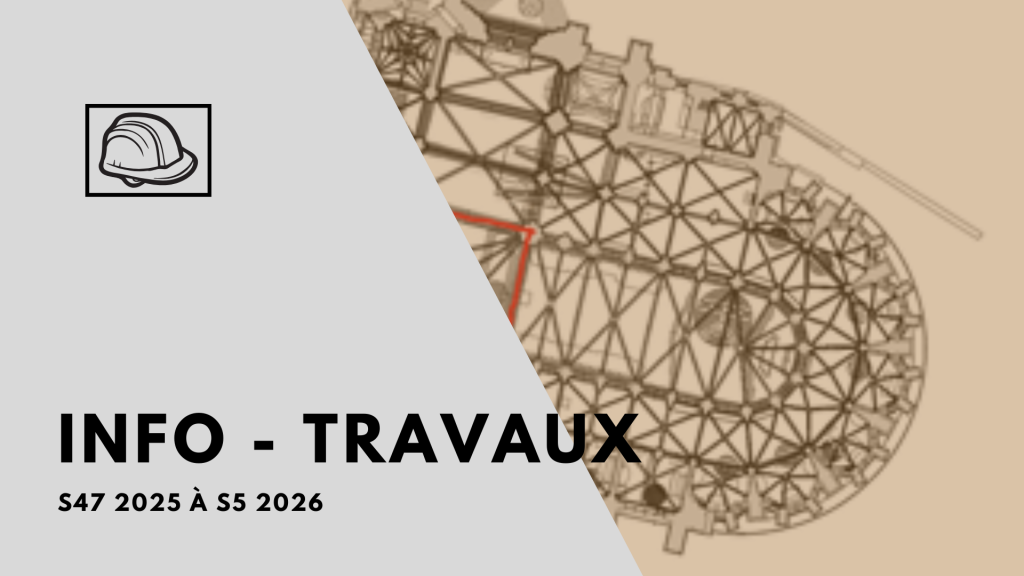 Travaux de restauration des toitures de la cathédrale : fermeture temporaire de la nef et de la croisée