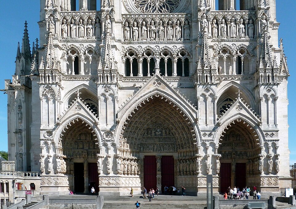 Façade occidentale de la cathédrale Notre-Dame d’Amiens