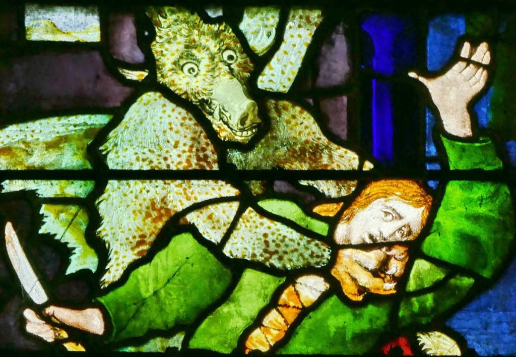 Détails vitraux Eglise Saint Etienne de Beauvais